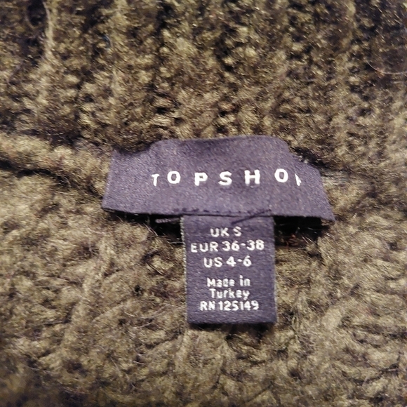 TOPSHOP LADIES LONG SLEEVE CREW NECK SWEATER- 4-6 - Picture 4 of 4
